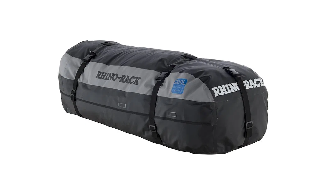 LB200 – RHINO RACK Cargo Bag, Duffle Style 55 Inch Length x 20 Inch Width x 12 Inch Height Up to 200 Liters Waterproo...
